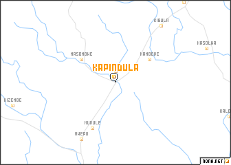 map of Kapindula