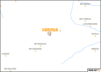 map of Kapinga