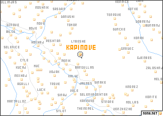 map of Kapinovë