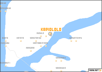 map of Kapiololo