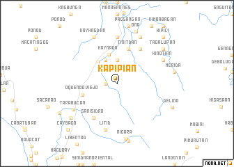 map of Kapipian