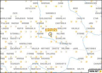 map of Kapiri