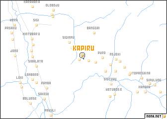 map of Kapiru