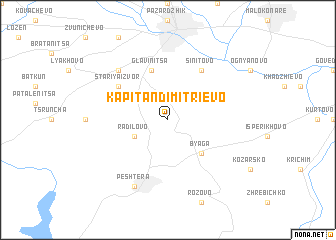 map of Kapitan-Dimitrievo