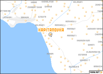 map of Kapitanovka