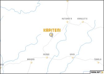 map of Kapiteni