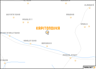 map of Kapitonovka