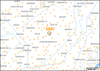 map of Kāpi