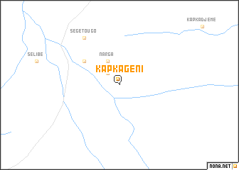 map of Kapka Géni