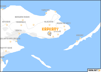 map of Kapkany