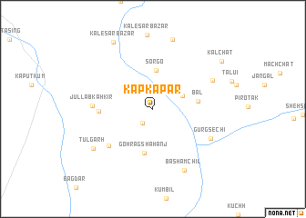map of Kapkapār