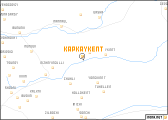 map of Kapkaykent