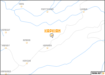 map of Kapkiam