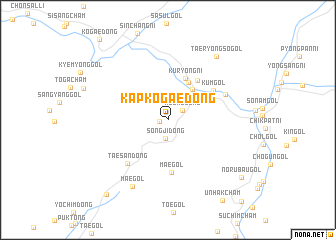 map of Kapkogae-dong