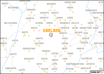 map of Kaplamo
