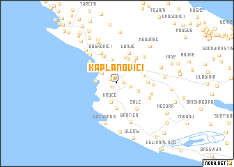 map of Kaplanovići