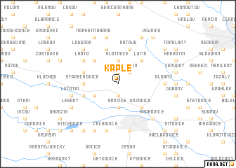 map of Kaple