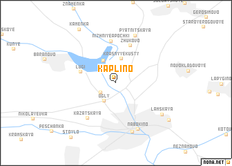 map of Kaplino