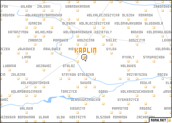 map of Kaplin