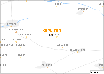 map of Kaplitsa