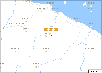 map of Kapoam