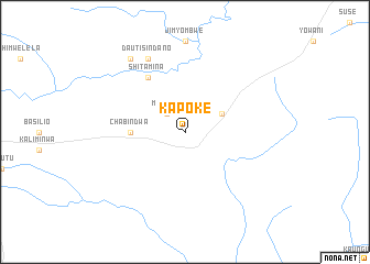 map of Kapoke