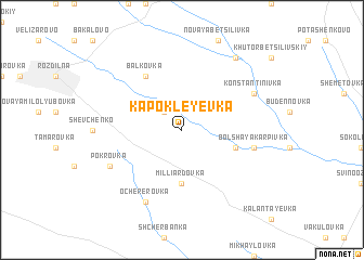 map of Kapokleyevka