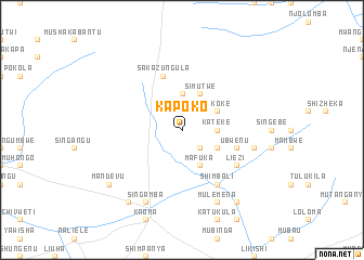 map of Kapoko