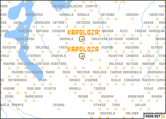 map of Kapoloza