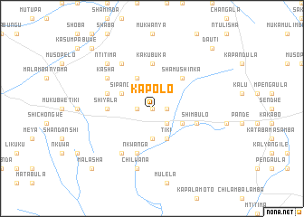 map of Kapolo