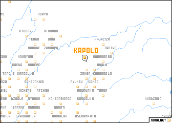 map of Kapolo