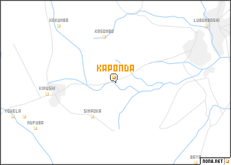 map of Kaponda