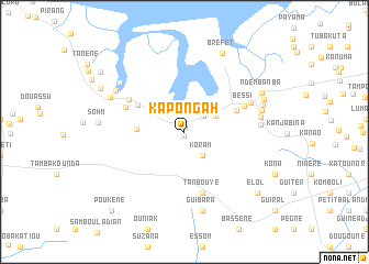 map of Kapongah