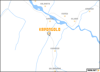 map of Kapongolo