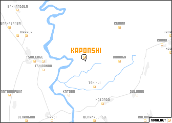 map of Kaponshi