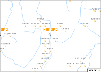 map of Kapopo