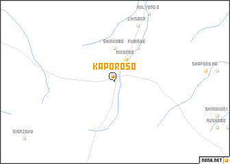 map of Kaporoso