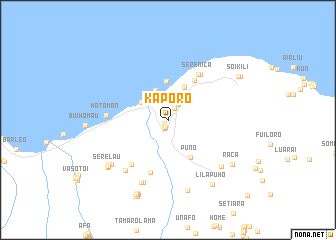 map of Kaporo