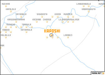 map of Kaposhi