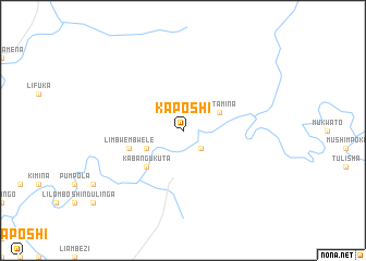 map of Kaposhi