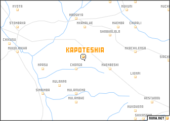 map of Kapoteshia