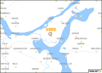 map of Kapo