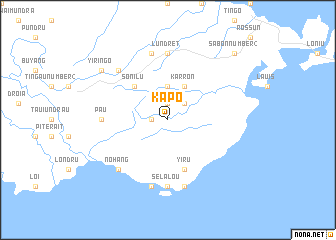 map of Kapo