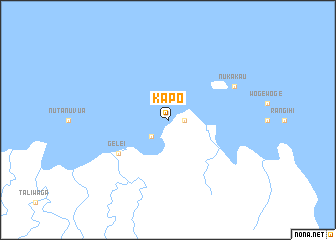 map of Kapo