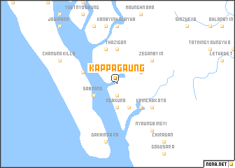 map of Kappagaung