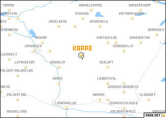 map of Kappe