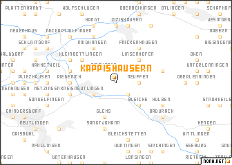 map of Kappishäusern