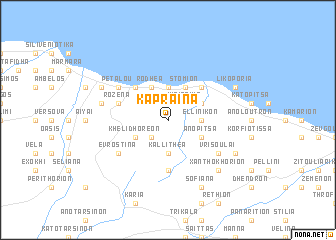 map of Kápraina