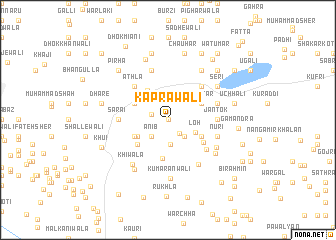 map of Kaprawāli