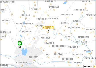 map of Kāpra